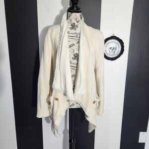 Free People Cream Women's Blazer